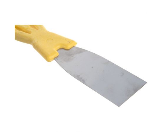 Гладкий шпатель из нержавеющей стали 40мм Jettools желтый Шн/желт-40 – изображение 3