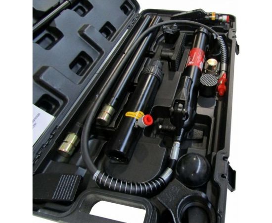 Forsage Набор гидравлического оборудования для кузовных работ 10т.17пр. в кейсе на колесах Forsage F-T71001L – изображение 3