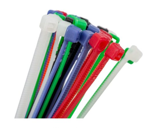 Кабельный хомут duwi нейлон, 150x2,5 мм, разноцветные, 25 шт. 30229 2 – изображение 3