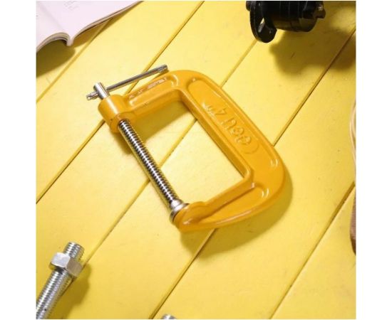 Струбцина DELI DL-G204 высота зажима 100мм, глубина зажима 50мм 104571 – изображение 4