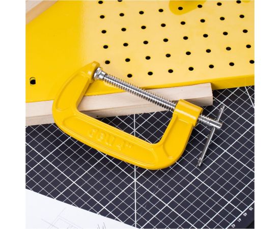 Струбцина DELI DL-G204 высота зажима 100мм, глубина зажима 50мм 104571 – изображение 9