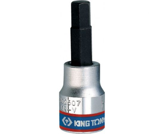 Торцевая насадка (бита) 3/8"", HEX, 7мм, 50мм KING TONY 302507 – изображение 4