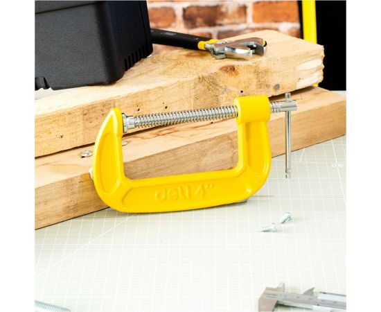 Струбцина DELI DL-G204 высота зажима 100мм, глубина зажима 50мм 104571 – изображение 8