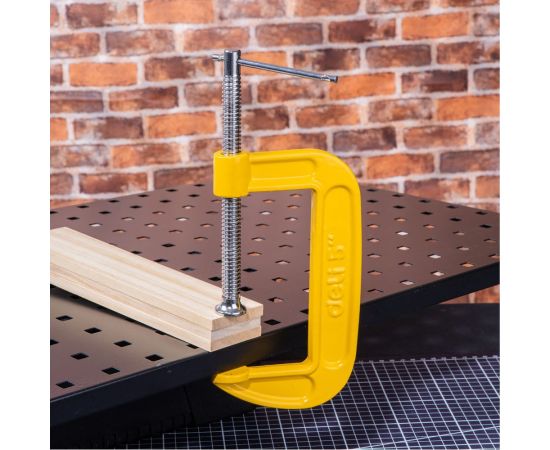Струбцина DELI DL-G205 высота зажима 125мм, глубина зажима 70мм 104572 – изображение 9