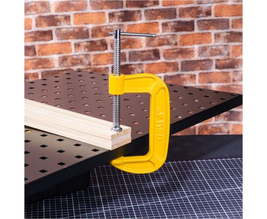Струбцина DELI DL-G204 высота зажима 100мм, глубина зажима 50мм 104571 – изображение 7