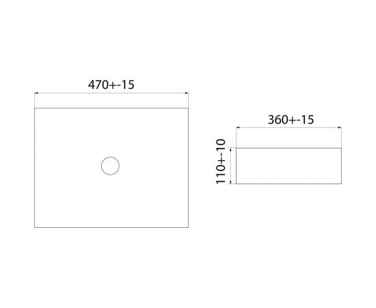 Накладной умывальник IDDIS Slide черный матовый SLIBM02i27 – изображение 2