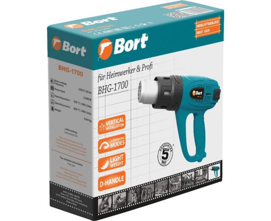 Технический фен BORT BHG-1700 91275691 – изображение 3
