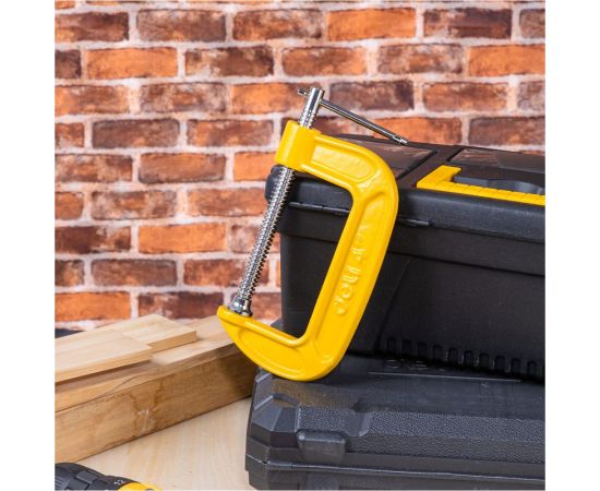 Струбцина DELI DL-G204 высота зажима 100мм, глубина зажима 50мм 104571 – изображение 6