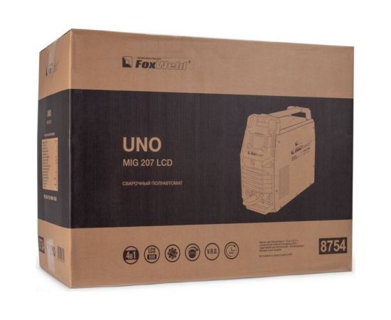 Сварочный полуавтомат Foxweld UNO MIG 207 LCD 8754 – изображение 2