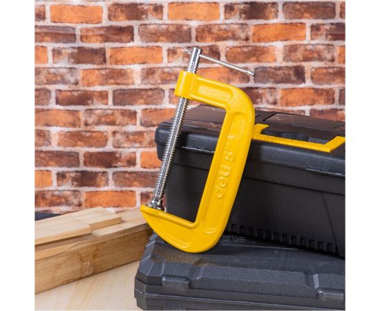 Струбцина DELI DL-G205 высота зажима 125мм, глубина зажима 70мм 104572 – изображение 10