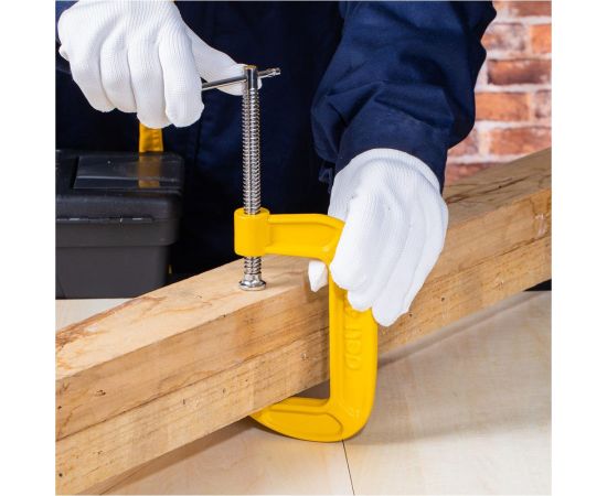 Струбцина DELI DL-G204 высота зажима 100мм, глубина зажима 50мм 104571 – изображение 20