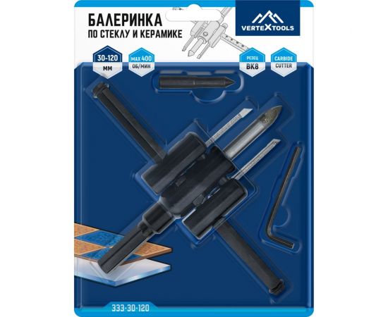 Балеринка по керамике 30-120 мм vertextools 333-30-120 – изображение 10