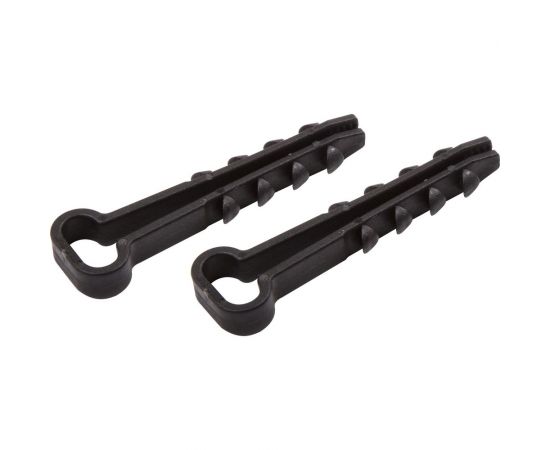 Дюбель-хомут PROCONNECT прям., черный, 10x5, 100 шт. 07-4621 