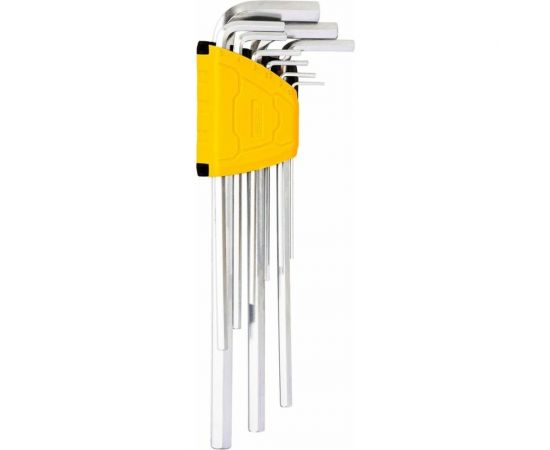 Набор сверхдлинных шестигранных ключей DELI dl3089 1,5-10 мм, материал Cr-V, 9 шт. 104478 