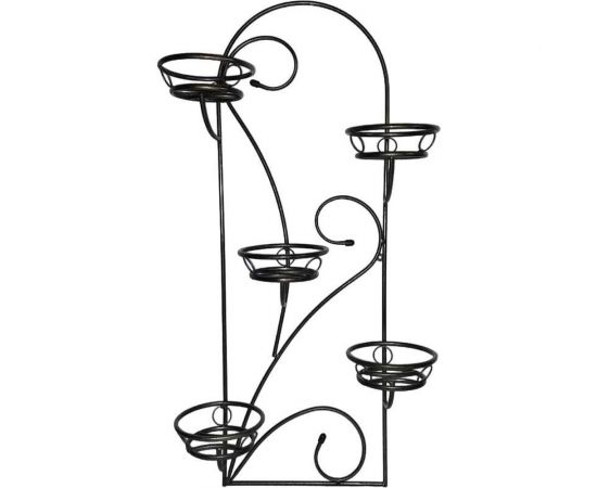 Подставка для цветов на 5 горшков ООО Ярмарка-Тверь Узорная настенная ПЦ144 