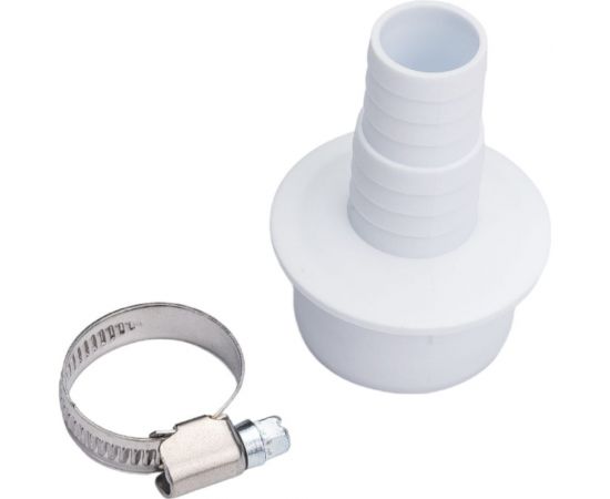 Набор переходник для подключения сливного шланга стиральной машины СУПРИМПЛАСТ D40, с червячным хомутом 16x25 4WG_40_1625_2 