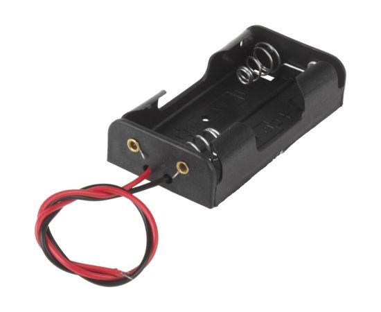 Батарейный отсек REXANT 2xAA с проводами 16-0822-9 