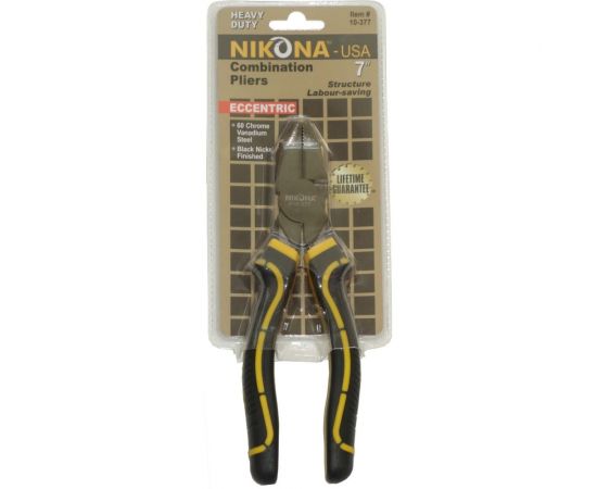 Комбинированные плоскогубцы NIKONA особой мощности усиленного типа 190мм 10-377 