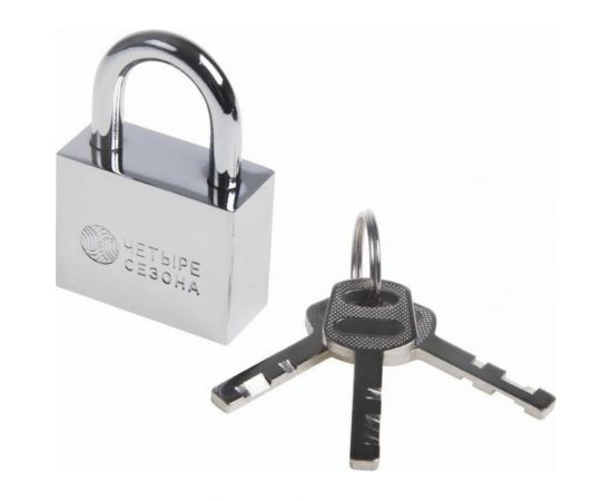Навесной замок ЧЕТЫРЕ СЕЗОНА Сталь 40 мм 79-0034 