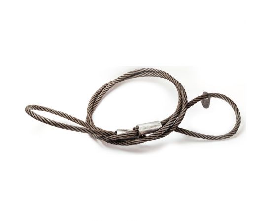 Буксировочный трос ТамбовТехСнаб стальной, 30 т, 10 м, 24 мм 7930130719431 