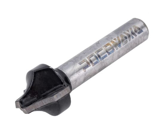 Фреза пазовая фасонная серия 1009 (18x12 мм; R6 мм; хвостовик 8 мм) Росомаха 800902 