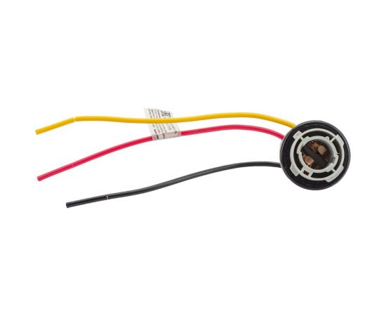 Двухконтактный патрон Nord-Yada под лампу P21/5W 1157 с проводами, пластик 904366 