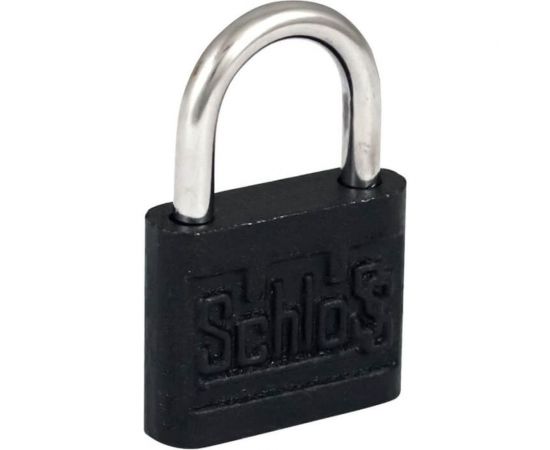 Навесной замок SCHLOSS ШЛОСС 73011 черный PL-05/30 чугун тов-157747 