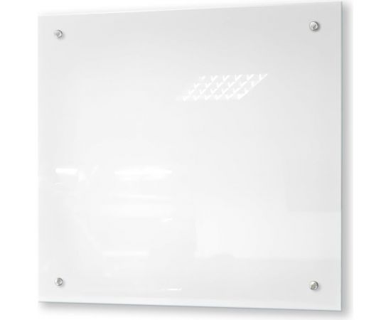 Кухонный фартук на стену Оптион Белый (панель из закаленного стекла; 600x500 мм) 81916 – изображение 2