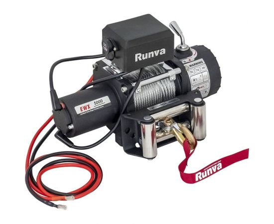 Автомобильная электрическая лебёдка RUNVA 12V 5000 lbs 2268 кг EWX5000S – изображение 2