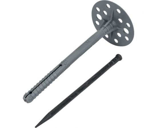 Дюбель для теплоизоляции Tech-Krep с пластмассовым гвоздём, 10x140 мм, 30 шт. 154279 – изображение 5