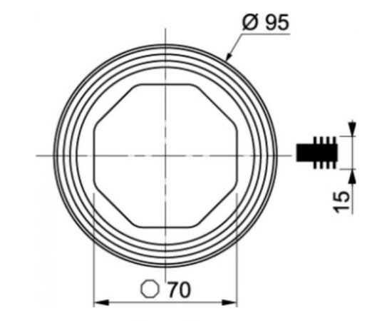 Прокладка между бачком и унитазом WIRQUIN M32 10717333 – изображение 2