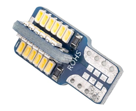 Автолампа SKYWAY диод T10 (W5W) 12V 48 SMD диодов, 1-конт. S08201482 – изображение 2