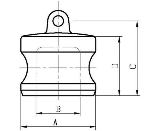 Полипропиленовый камлок ГРОССИС тип DP 2" 0431535 – изображение 2
