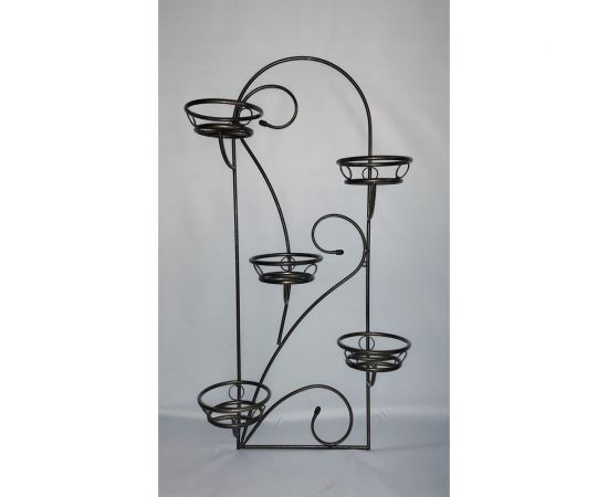 Подставка для цветов на 5 горшков ООО Ярмарка-Тверь Узорная настенная ПЦ144 – изображение 3