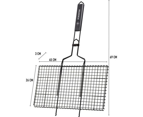 Решетка-гриль с антипригарным покрытием Forester BQ-NS02 – изображение 3