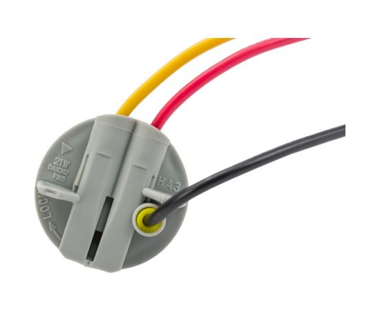 Двухконтактный патрон Nord-Yada под лампу P21/5W 1157 с проводами, пластик 904366 – изображение 3