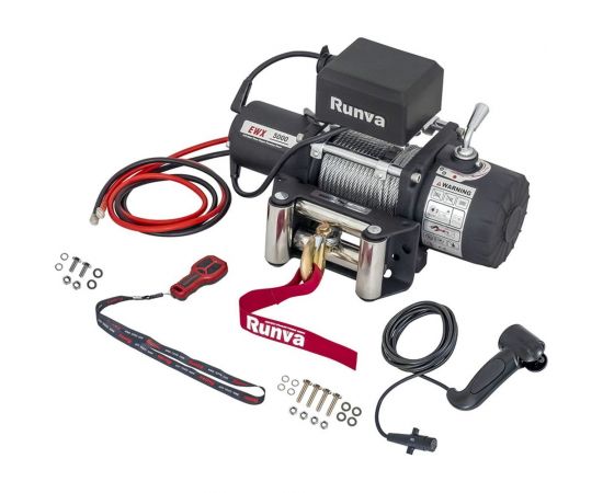 Автомобильная электрическая лебёдка RUNVA 12V 5000 lbs 2268 кг EWX5000S – изображение 5