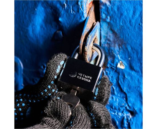 Навесной замок ЧЕТЫРЕ СЕЗОНА Сталь 40 мм 79-0034 – изображение 4