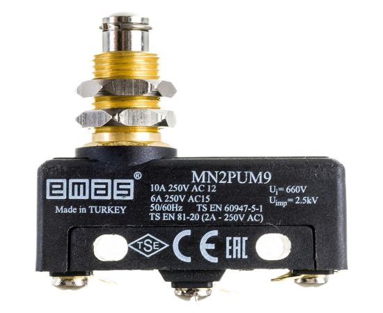 Мини-выключатель Emas 440В, 10А. MN2PUM9 – изображение 5