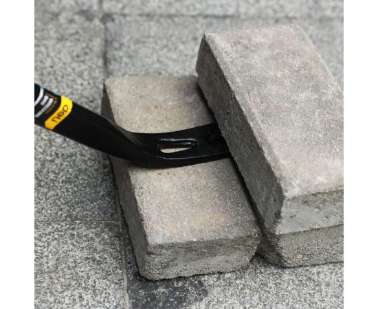 Лом-гвоздодер DELI dl448902 двухсторонний, усиленный, 900 мм, углы наклона 30 и 60, овальный паз с углами 30 и 68, шестигранная форма 112213 – изображение 5