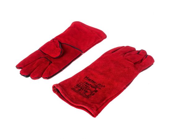 Спилковые рабочие краги Master-Pro® СВАРЩИК, с х/б подкладкой, 1 пара 9550-KS – изображение 2