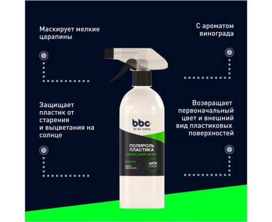 Полироль пластика BiBiCare 500 мл 4039 – изображение 3