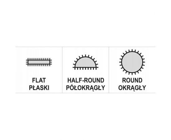 Набор алмазных надфилей YATO 4x160x50 мм, 3 предмета YT-6150 – изображение 4