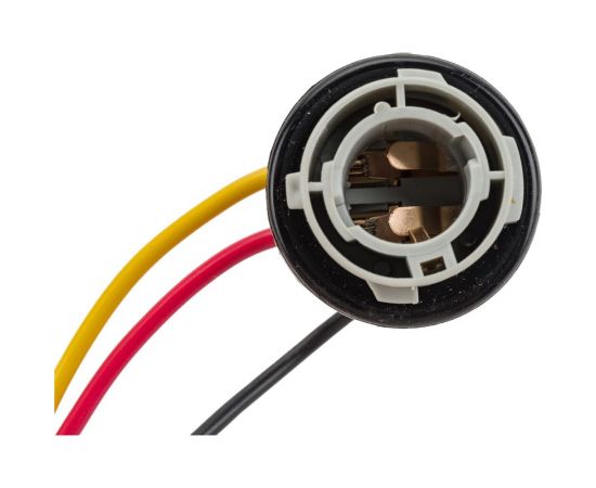 Двухконтактный патрон Nord-Yada под лампу P21/5W 1157 с проводами, пластик 904366 – изображение 2