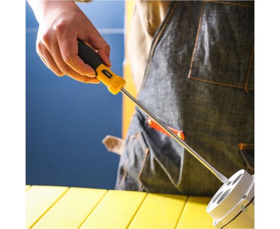 Шлицевая отвертка DELI DL6362001 6x200 мм 98356 – изображение 3