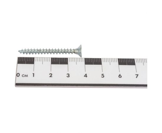 Потайной универсальный шуруп Метизный двор 4,0x40, оцинкованный, 500 шт. 4690441022066 – изображение 4