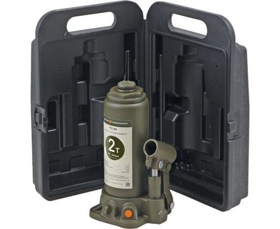 Гидравлический бутылочный домкрат Дело Техники 2 т, 181-345 мм, в кейсе 903121 – изображение 4