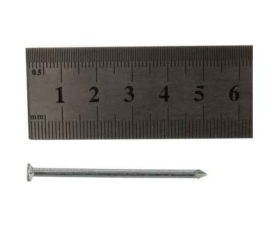 Строительный оцинкованный гвоздь 2.5х50, 1кг (535 шт.) - пакет Tech-Krep 101590 – изображение 3