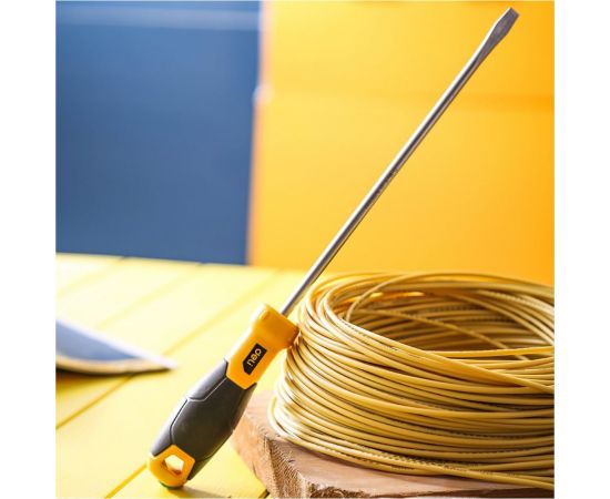 Шлицевая отвертка DELI DL6362001 6x200 мм 98356 – изображение 2