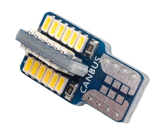 Автолампа SKYWAY диод T10 (W5W) 12V 48 SMD диодов, 1-конт. S08201482 – изображение 3